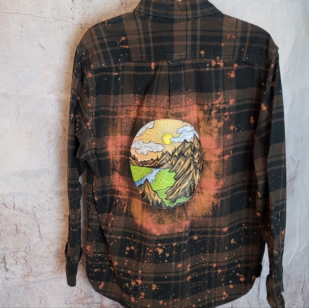 Upcycled Jachs Flannel Shirt